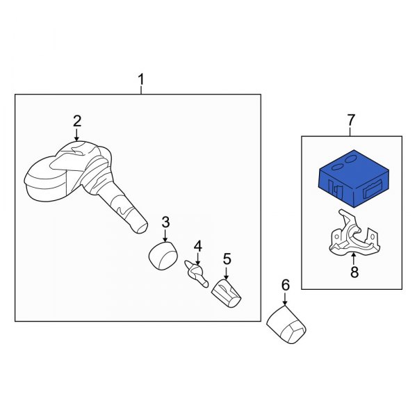 Tire Pressure Monitoring System (TPMS) Control Module