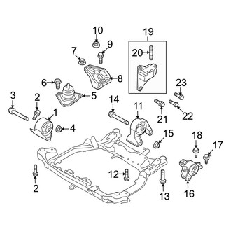 Kia OE - Engine / Transaxle - Engine & Transmission Mounting (2.0L)