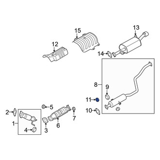 Kia OE - Exhaust Flange Nut