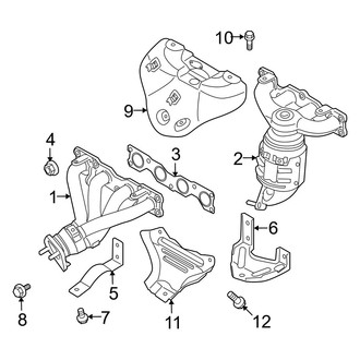 Kia OE - Exhaust System - Manifold (California Emissions), (2.4L)