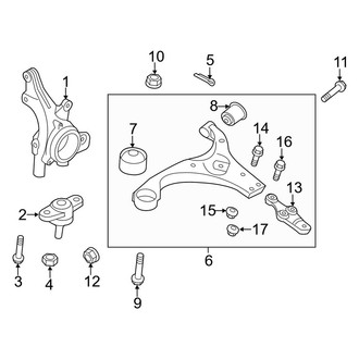Kia OE - Front Suspension - Suspension Components
