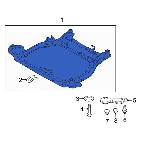 Kia OE 624051M005 Front Engine Cradle