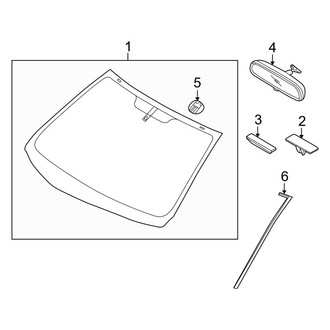 Kia OE - Windshield - Reveal Moldings