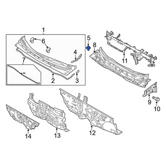 Kia OE - Cowl Cover Clip