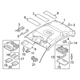 Kia OE - Roof - Interior Trim (W/O Sunroof)