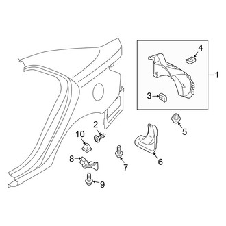 Kia OE - Quarter Panel - Exterior Trim