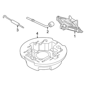 Kia OE - Rear Body & Floor - Jack & Components