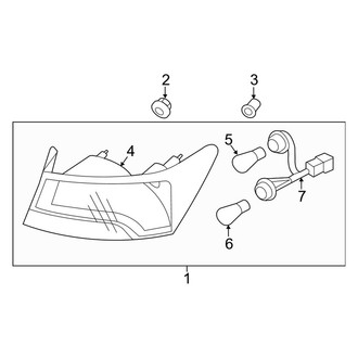 Kia OE - Rear Lamps - Tail Lamps (On Quarter Panel, W/O LED)