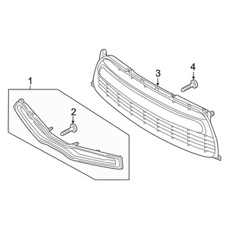 Kia OE - Front Bumper & Grille - Grille & Components (SX)