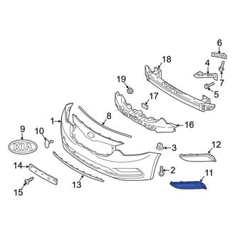 Kia OE - Front Left Fog Light Trim