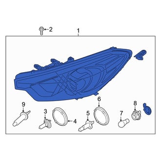 Kia OE - Front Left Headlight Assembly