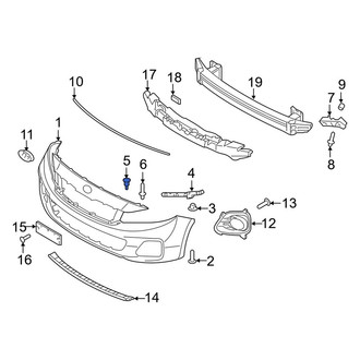 Kia OE - Fuel Filler Housing Clip