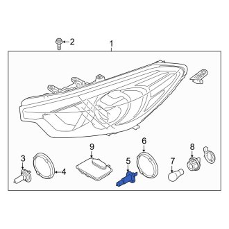 Kia Seltos Headlight Components | Brackets, Adapters — CARiD.com