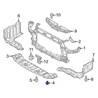 Kia OE - Front Lower Radiator Support Splash Shield