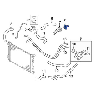 Kia OE - Engine Coolant Thermostat