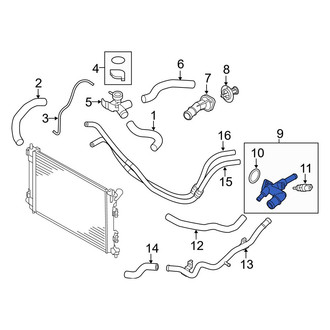 Kia OE - Engine Coolant Outlet Flange
