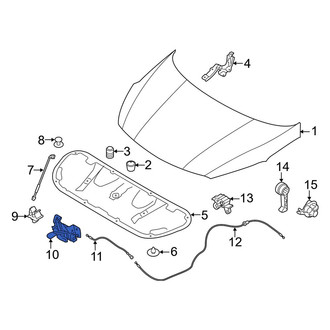 Kia OE - Front Hood Latch