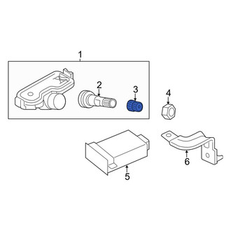 Kia OE - Tire Pressure Monitoring System (TPMS) Valve Stem Cap
