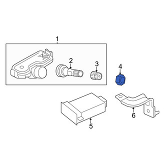 Kia OE - Tire Pressure Monitoring System (TPMS) Sensor Nut