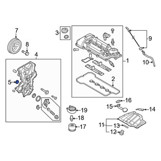 Kia OE - Rear Engine Crankshaft Seal
