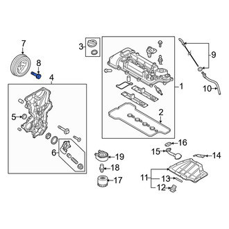 Kia OE - Engine Crankshaft Pulley Bolt