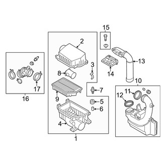 Kia OE - Engine / Transaxle - Air Intake (2.0L)