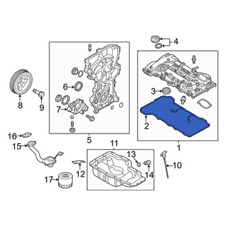 Kia OE - Engine Valve Cover Gasket