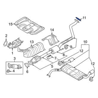 Kia OE - Front Exhaust Pipe Flange Gasket