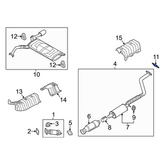 Kia OE - Exhaust Muffler Gasket