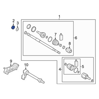Kia OE - CV Joint Nut