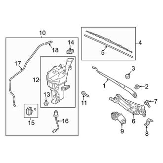 Kia OE - Windshield - Wiper & Washer Components
