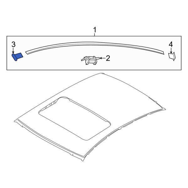 Roof Molding Cap