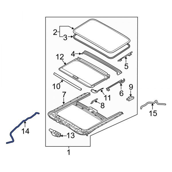 Sunroof Drain Hose