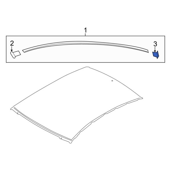 Roof Molding Cap