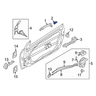 Kia OE - Front Left Outer Exterior Door Handle Cover