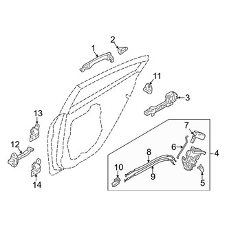 Kia OE - Rear Door - Lock & Hardware