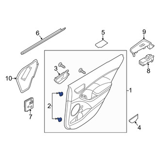 Kia OE - Door Interior Trim Panel Retainer
