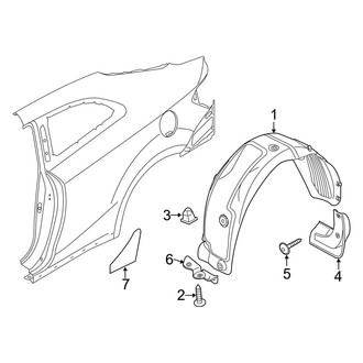 Kia OE - Quarter Panel - Exterior Trim (EX / SX)