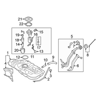Kia OE - Fuel System Components (Federal Emissions)