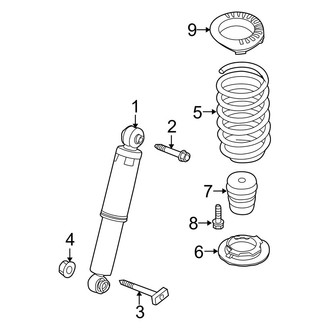 Kia OE - Rear Suspension - Struts & Components (EX / LX)