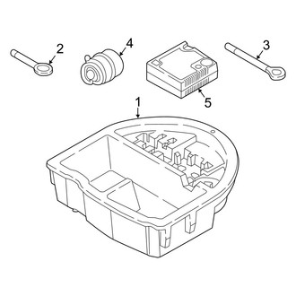 Kia OE - Rear Body & Floor - Jack & Components (With Mobility Kit), (EX / SX)