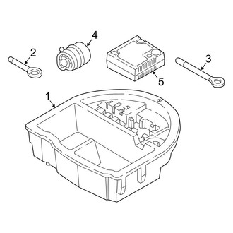Kia OE - Rear Body & Floor - Jack & Components (With Mobility Kit)