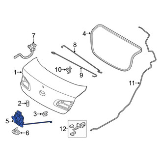 Kia OE - Rear Deck Lid Latch