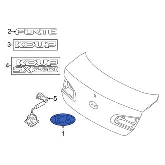 Kia OE - Rear Deck Lid Emblem
