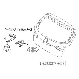 Kia OE - Lift Gate - Exterior Trim