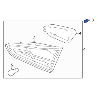 Kia OE - Back Up Light Assembly Nut