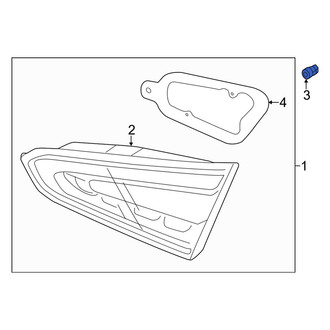 Kia OE - Back Up Light Assembly Nut