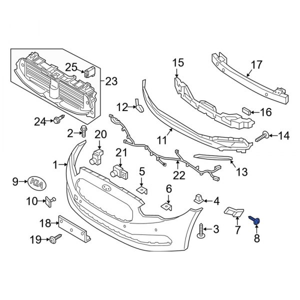 Bumper Guide Screw