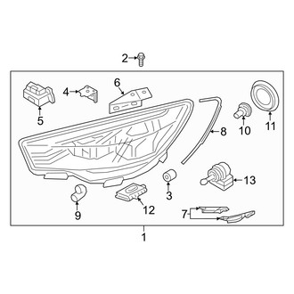 Kia OE - Front Lamps - Headlamp Components (LED)