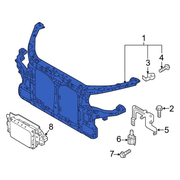 Radiator Support Panel